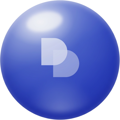 BOB AI cobalt orb logo